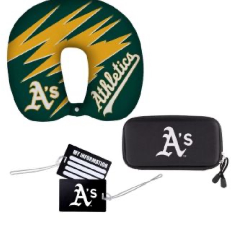New The‎ Oakland Athletics Four-Piece Travel Set